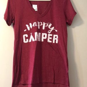 Maurices size M happy camper shirt. NWT!